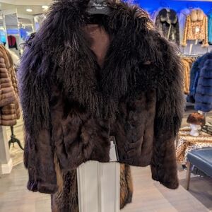 Luxurious Black Fur Jacket